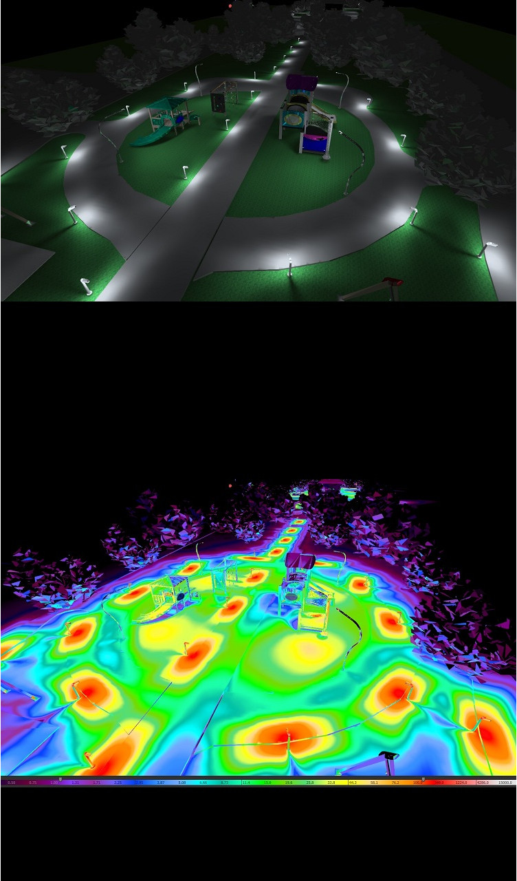 Lighting Plan for outdoor playground